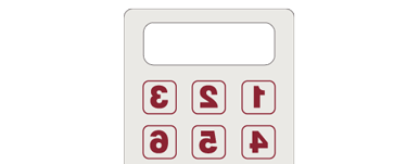 image of gray calculator